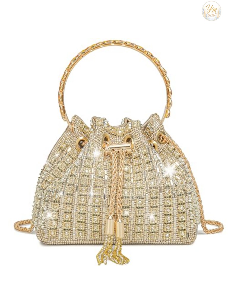 Sparkling Rhinestone Evening Bag Crossbody Clutch Women's Handbag Purse